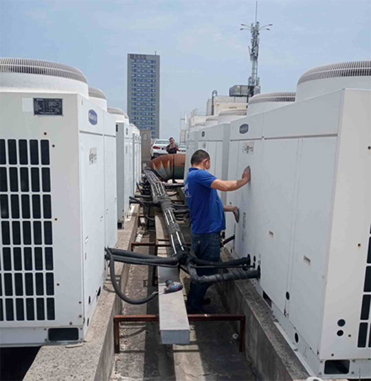 延平中央空调制热和不制冷系统维修方法